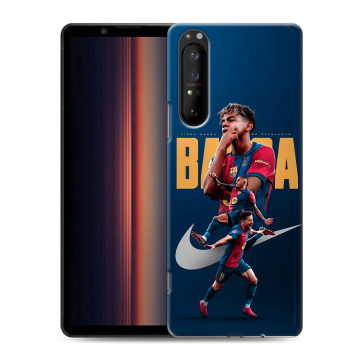 Силиконовый чехол на Sony Xperia 1 II с принтом Барселона Barca Yamal 
