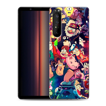 Силиконовый чехол на Sony Xperia 1 II с принтом Gravity Falls Гравити Фолз