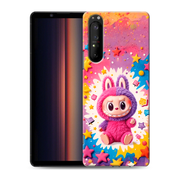Силиконовый чехол на Sony Xperia 1 II с принтом Labubu Лабубу