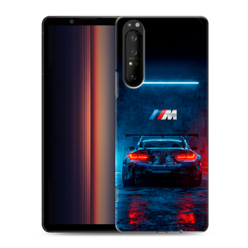 Силиконовый чехол на Sony Xperia 1 II с принтом BMW БМВ