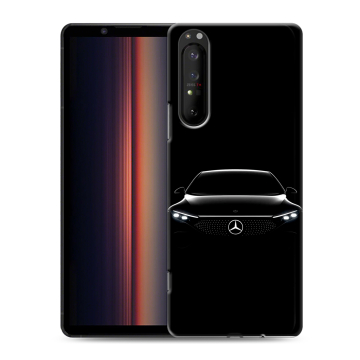 Силиконовый чехол на Sony Xperia 1 II с принтом Mercedes Мерседес