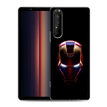 Силиконовый чехол на Sony Xperia 1 II с принтом IronMan Железный человек