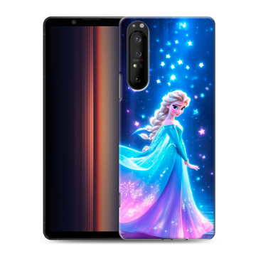 Силиконовый чехол на Sony Xperia 1 II с принтом Холодное сердце Frozen