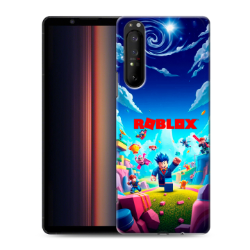 Силиконовый чехол на Sony Xperia 1 II с принтом Roblox Роблокс Силиконовый чехол на Sony Xperia 1 II с принтом Roblox Роблокс