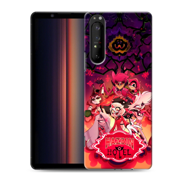 Силиконовый чехол на Sony Xperia 1 II с принтом Hazbin Hotel Отель Хазбин