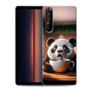 Силиконовый чехол на Sony Xperia 1 II с принтом смешная панда