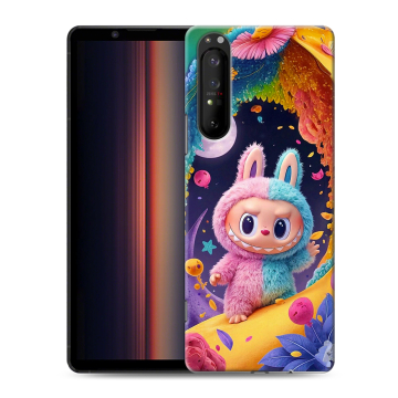 Силиконовый чехол на Sony Xperia 1 II с принтом Labubu Лабубу Силиконовый чехол на Sony Xperia 1 II с принтом Labubu Лабубу