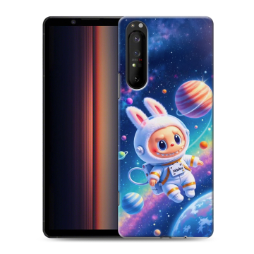 Силиконовый чехол на Sony Xperia 1 II с принтом Labubu Лабубу