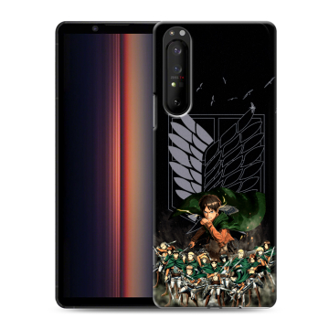 Силиконовый чехол на Sony Xperia 1 II с принтом Атака титанов