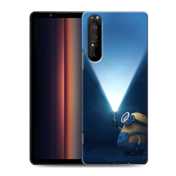 Силиконовый чехол на Sony Xperia 1 II с принтом Миньоны