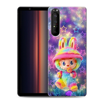 Силиконовый чехол на Sony Xperia 1 II с принтом Labubu Лабубу