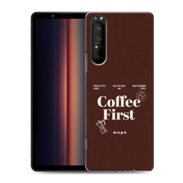 Силиконовый чехол на Sony Xperia 1 II с принтом женский