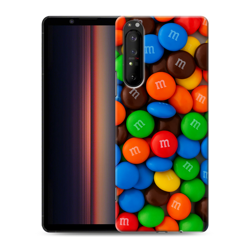 Силиконовый чехол на Sony Xperia 1 II с принтом Конфеты Силиконовый чехол на Sony Xperia 1 II с принтом Конфеты