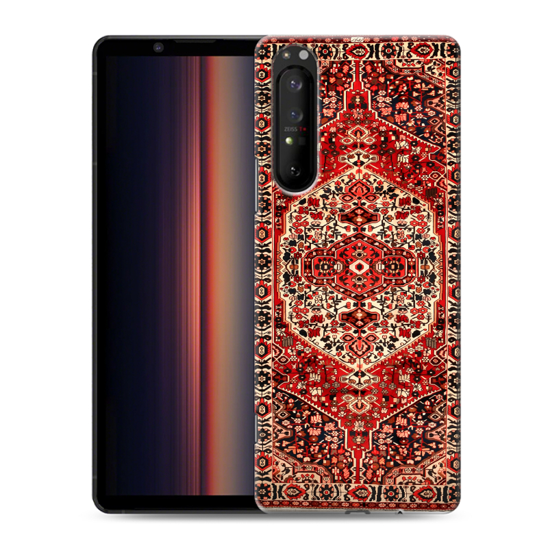 Силиконовый противоударный чехол на Sony Xperia 1 II с принтом Ковер Силиконовый противоударный чехол на Sony Xperia 1 II с принтом Ковер