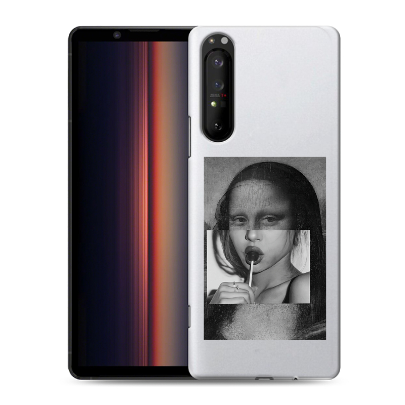 Пластиковый чехол на Sony Xperia 1 II с принтом Мона Лиза Пластиковый чехол на Sony Xperia 1 II с принтом Мона Лиза