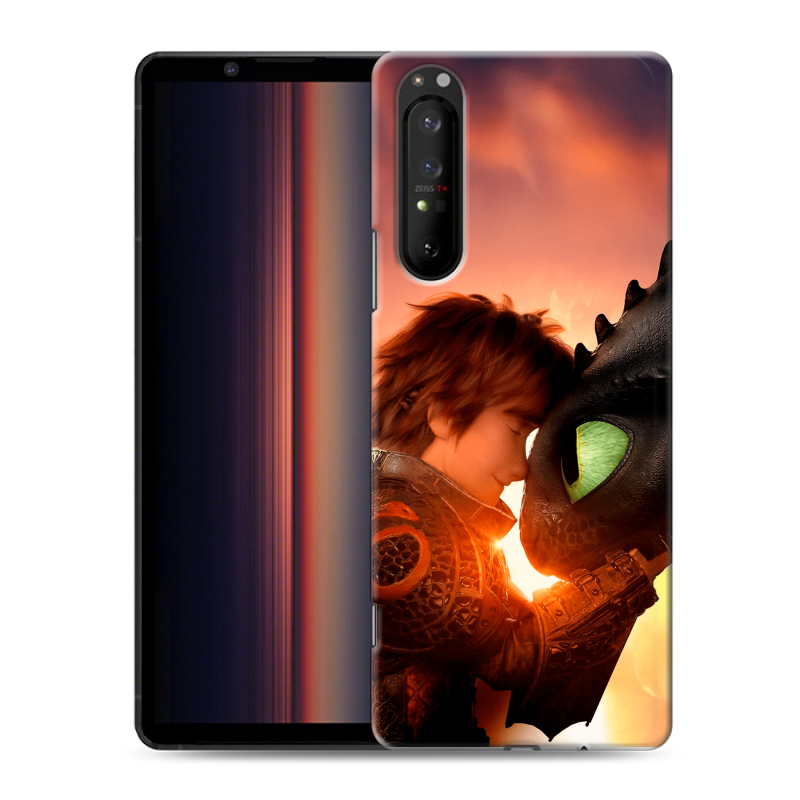 Силиконовый чехол на Sony Xperia 1 II с принтом Как приручить дракона Силиконовый чехол на Sony Xperia 1 II с принтом Как приручить дракона