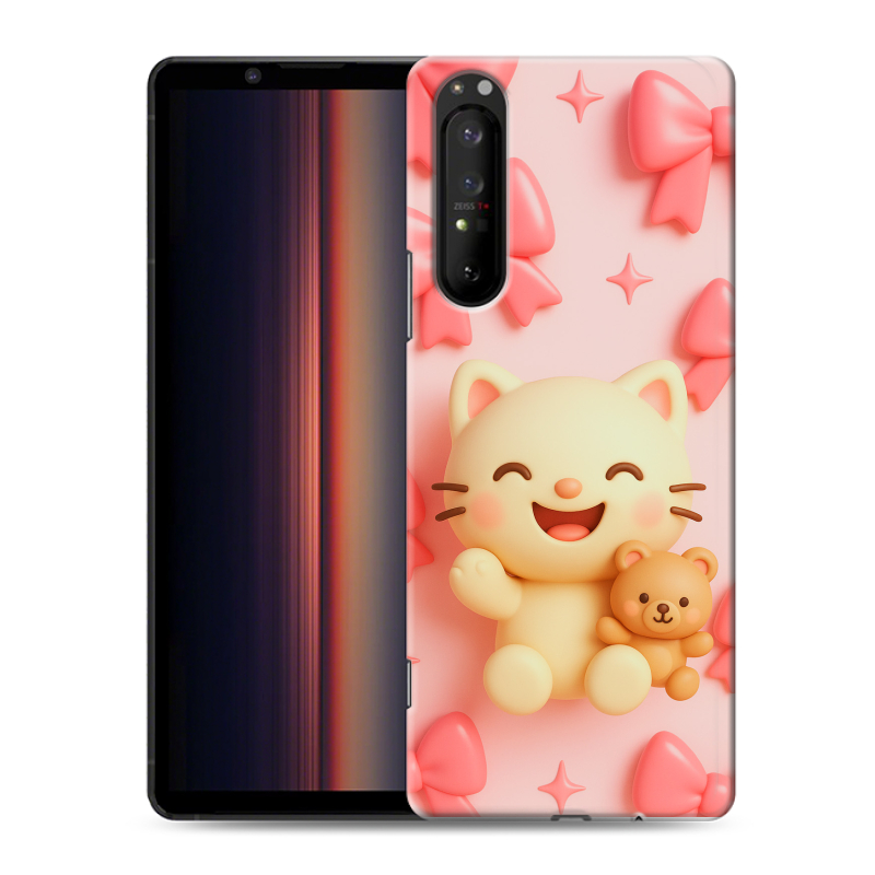 Пластиковый чехол на Sony Xperia 1 II с принтом для девочек Пластиковый чехол на Sony Xperia 1 II с принтом для девочек