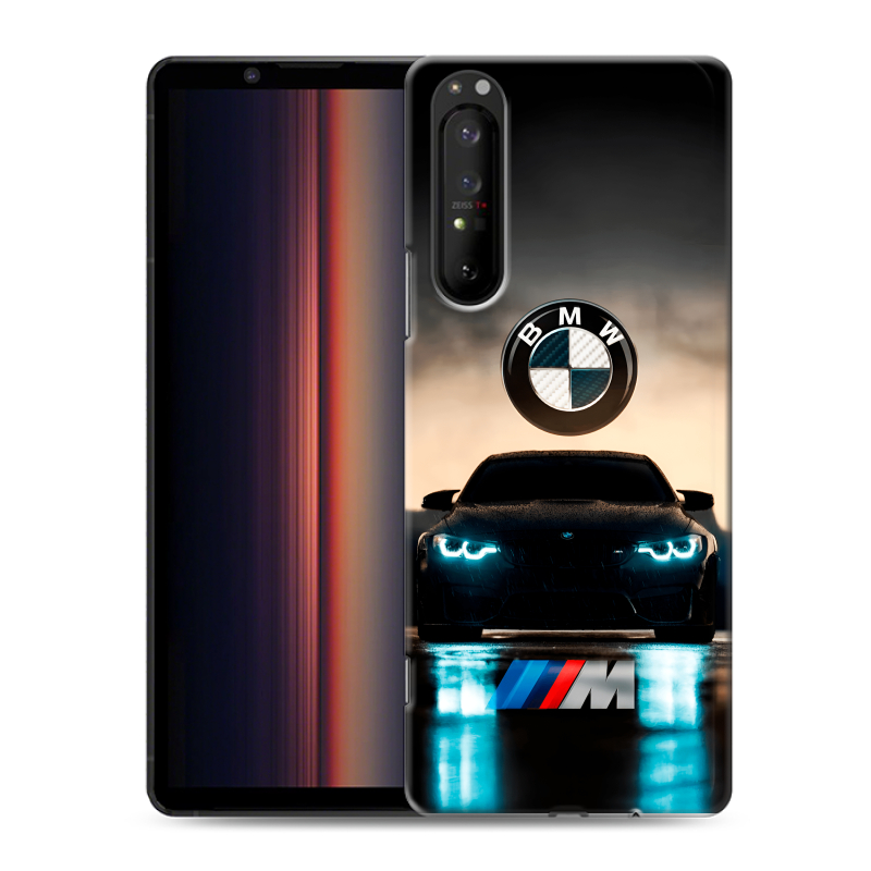 Пластиковый чехол на Sony Xperia 1 II с принтом БМВ BMW Пластиковый чехол на Sony Xperia 1 II с принтом БМВ BMW