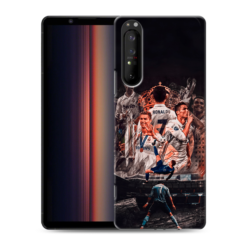 Силиконовый чехол на Sony Xperia 1 II с принтом Реал Роналдо Real Ronaldo Силиконовый чехол на Sony Xperia 1 II с принтом Реал Роналдо Real Ronaldo