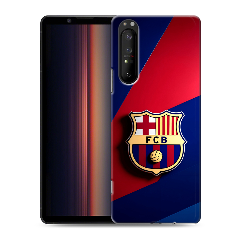 Силиконовый противоударный чехол на Sony Xperia 1 II с принтом Барселона Barcelona Силиконовый противоударный чехол на Sony Xperia 1 II с принтом Барселона Barcelona
