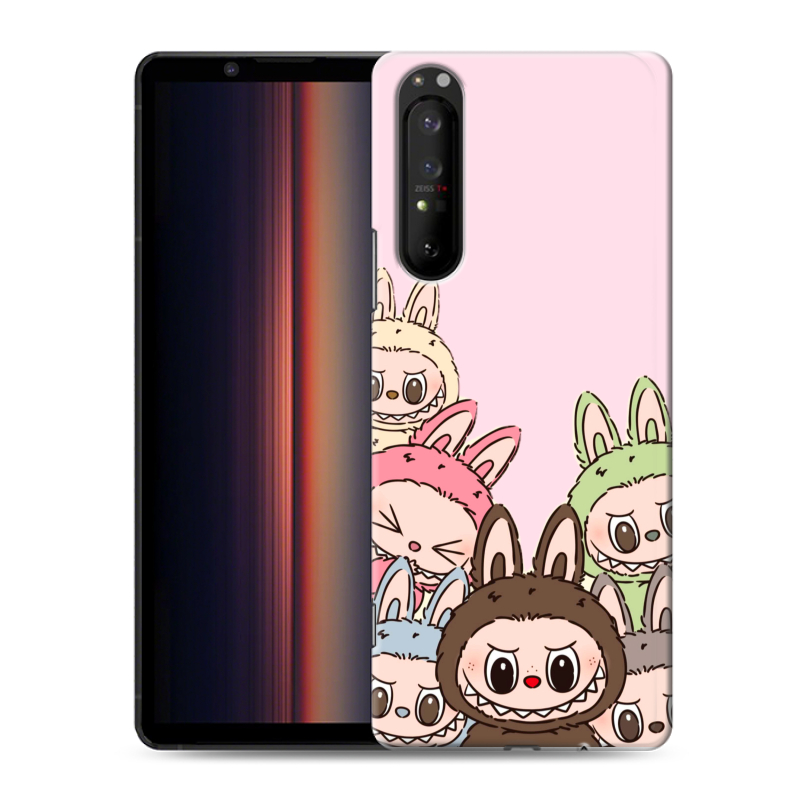 Пластиковый чехол на Sony Xperia 1 II с принтом Лабубу Пластиковый чехол на Sony Xperia 1 II с принтом Лабубу