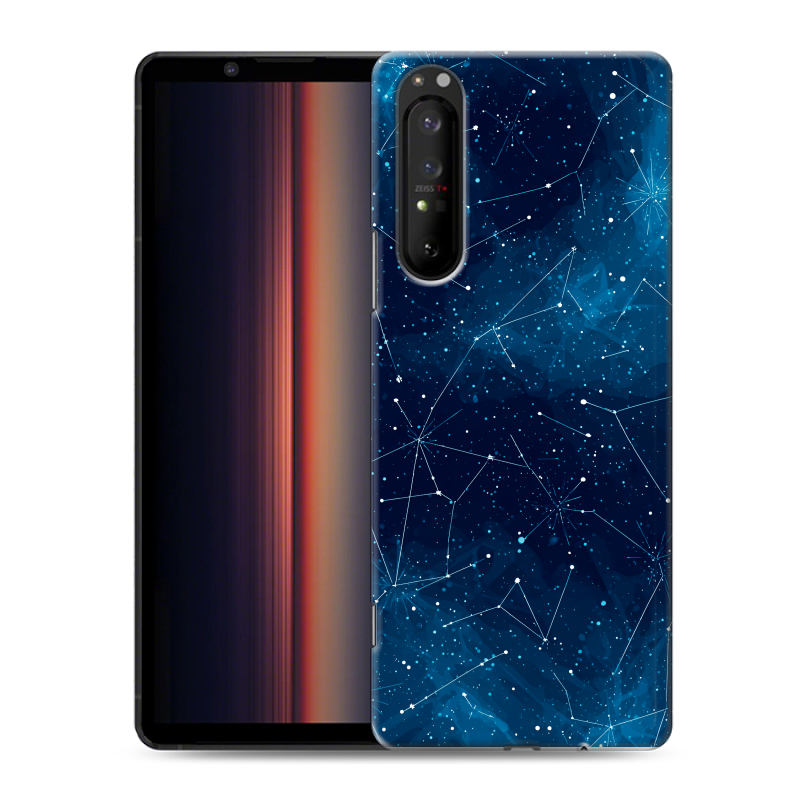 Пластиковый чехол на Sony Xperia 1 II с принтом Космос звезды Пластиковый чехол на Sony Xperia 1 II с принтом Космос звезды
