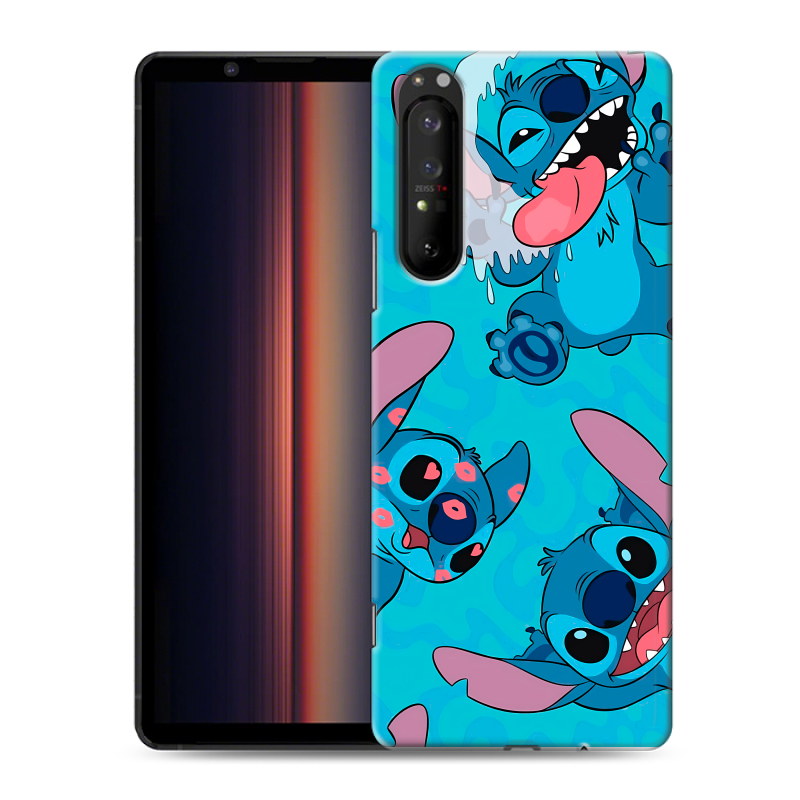 Силиконовый чехол на Sony Xperia 1 II с принтом Лило и Стич Силиконовый чехол на Sony Xperia 1 II с принтом Лило и Стич
