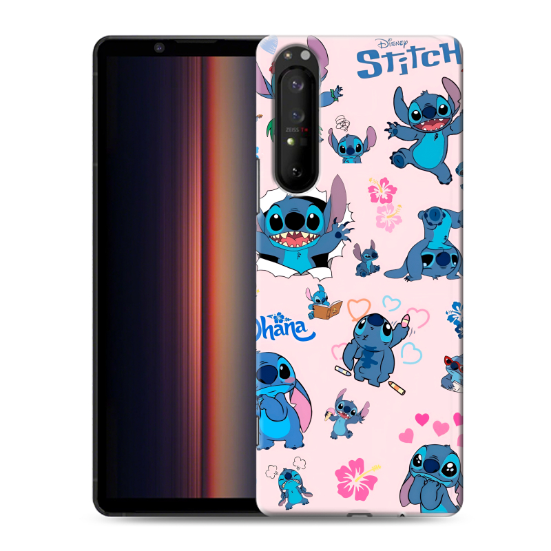 Силиконовый чехол на Sony Xperia 1 II с принтом Лило и Стич Силиконовый чехол на Sony Xperia 1 II с принтом Лило и Стич