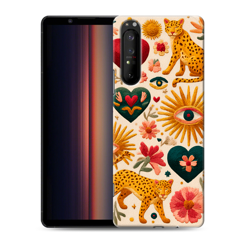 Пластиковый чехол на Sony Xperia 1 II с принтом Модный принт Пластиковый чехол на Sony Xperia 1 II с принтом Модный принт