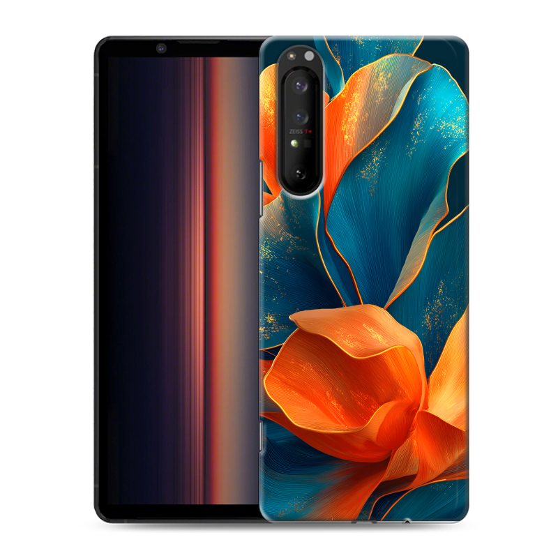 Силиконовый чехол на Sony Xperia 1 II с принтом Цветы Силиконовый чехол на Sony Xperia 1 II с принтом Цветы