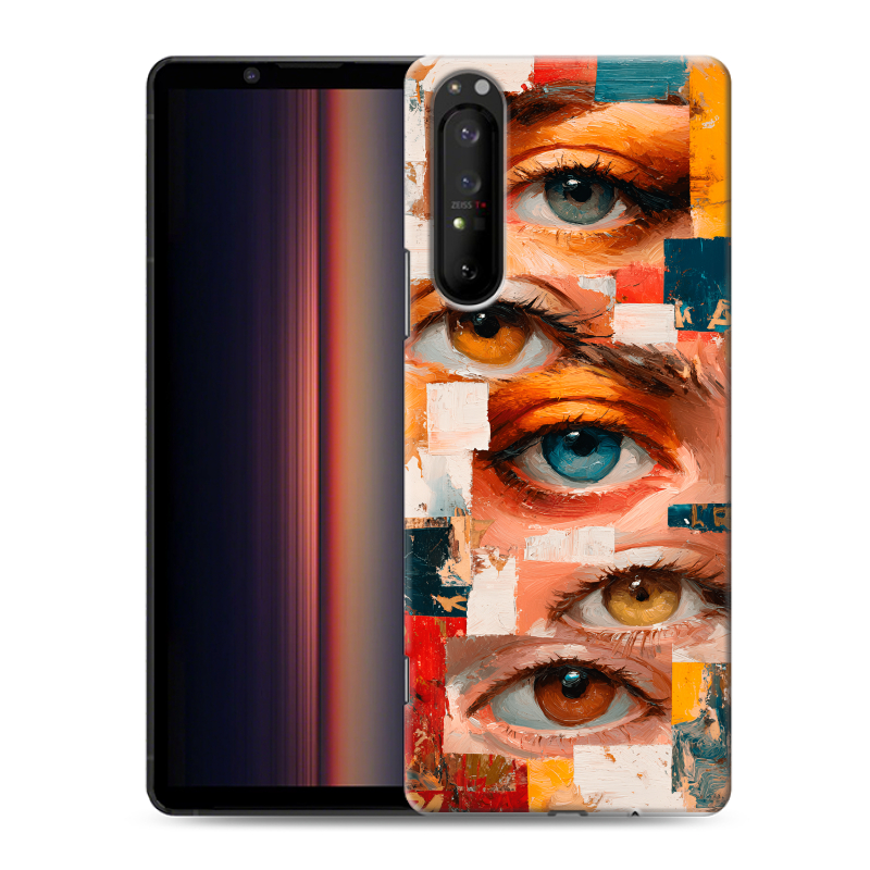 Пластиковый чехол на Sony Xperia 1 II с принтом Модный принт Пластиковый чехол на Sony Xperia 1 II с принтом Модный принт