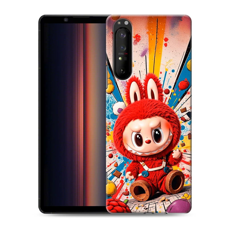 Пластиковый чехол на Sony Xperia 1 II с принтом Labubu Лабубу Пластиковый чехол на Sony Xperia 1 II с принтом Labubu Лабубу