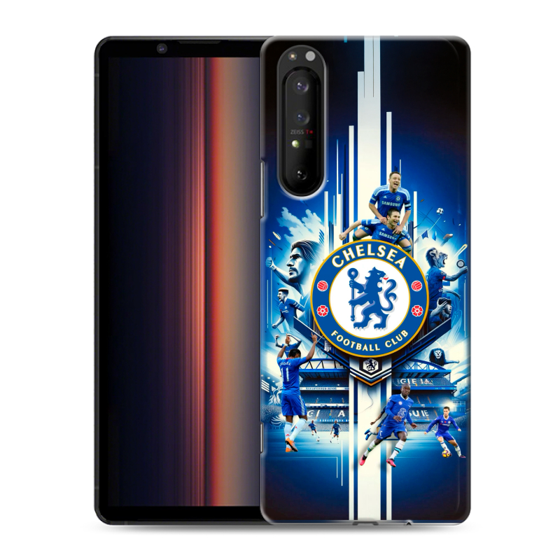 Силиконовый чехол на Sony Xperia 1 II с принтом Chelsea Челси Силиконовый чехол на Sony Xperia 1 II с принтом Chelsea Челси