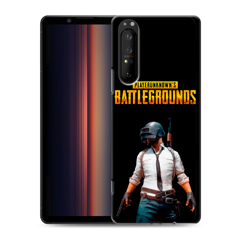Пластиковый чехол на Sony Xperia 1 II с принтом PUGB ПАГБ Пластиковый чехол на Sony Xperia 1 II с принтом PUGB ПАГБ