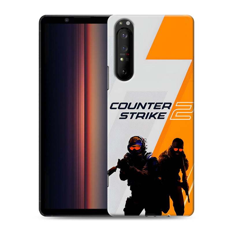 Пластиковый чехол на Sony Xperia 1 II с принтом Counter Strike Пластиковый чехол на Sony Xperia 1 II с принтом Counter Strike