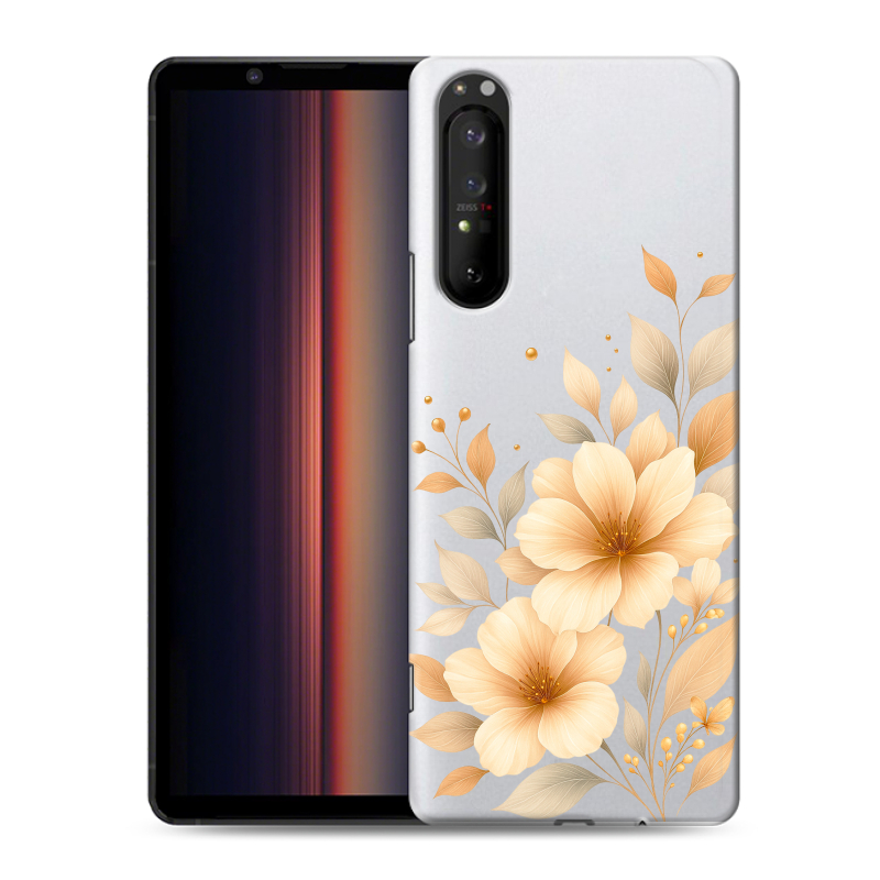 Силиконовый чехол на Sony Xperia 1 II с принтом для девушки Силиконовый чехол на Sony Xperia 1 II с принтом для девушки