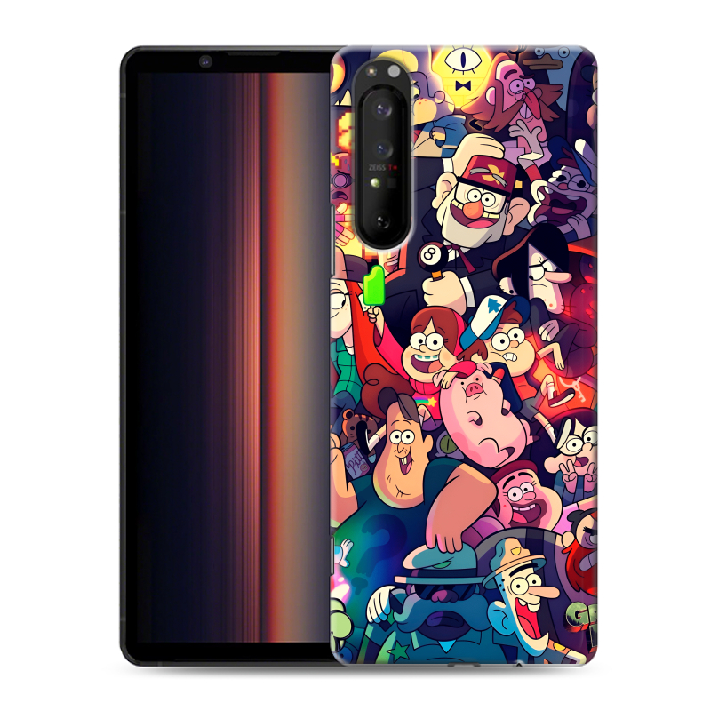 Силиконовый чехол на Sony Xperia 1 II с принтом Gravity Falls Гравити Фолз Силиконовый чехол на Sony Xperia 1 II с принтом Gravity Falls Гравити Фолз