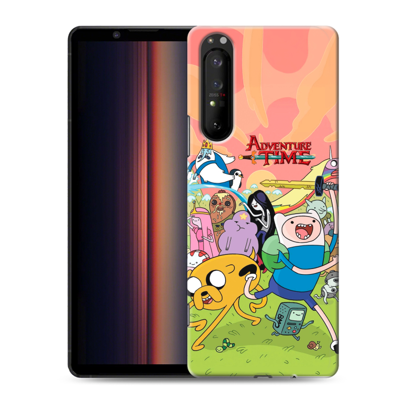 Силиконовый противоударный чехол на Sony Xperia 1 II с принтом Adventure time Время приключений Силиконовый противоударный чехол на Sony Xperia 1 II с принтом Adventure time Время приключений