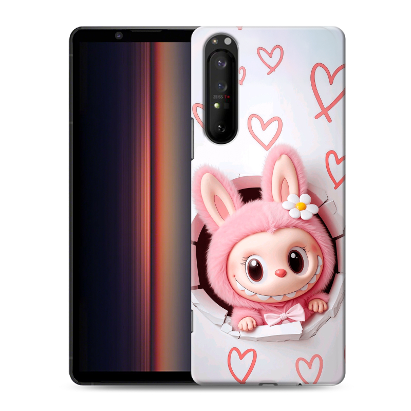 Силиконовый чехол на Sony Xperia 1 II с принтом Labubu Лабубу Силиконовый чехол на Sony Xperia 1 II с принтом Labubu Лабубу