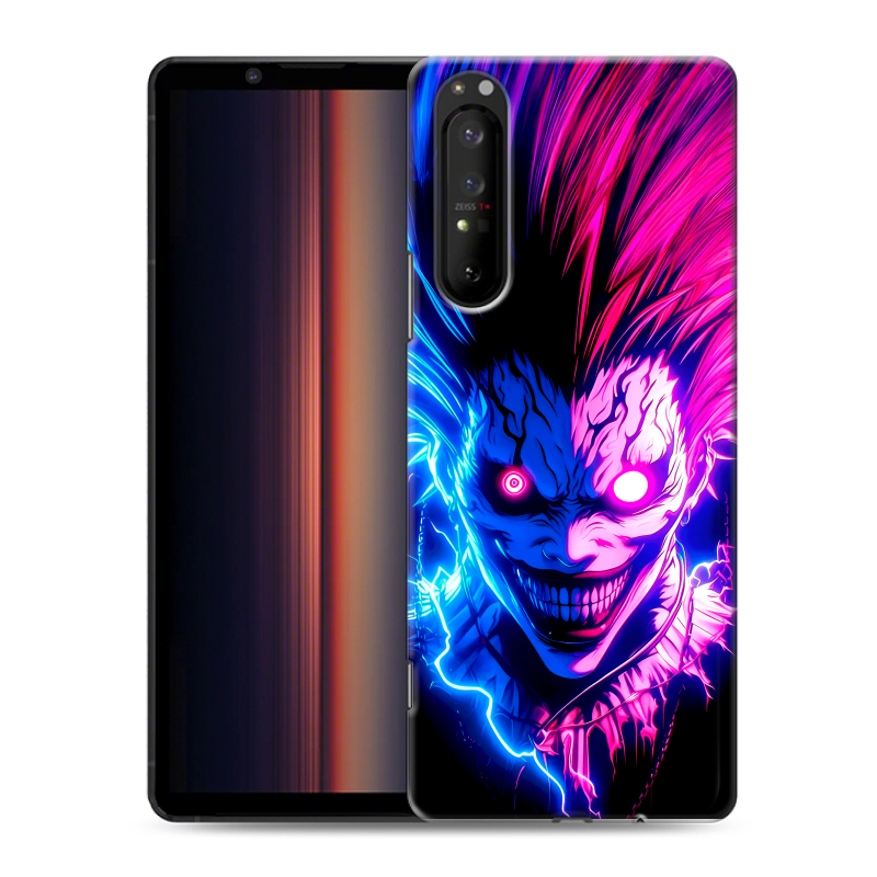 Силиконовый чехол на Sony Xperia 1 II с принтом Death note Тетрадь смерти Силиконовый чехол на Sony Xperia 1 II с принтом Death note Тетрадь смерти