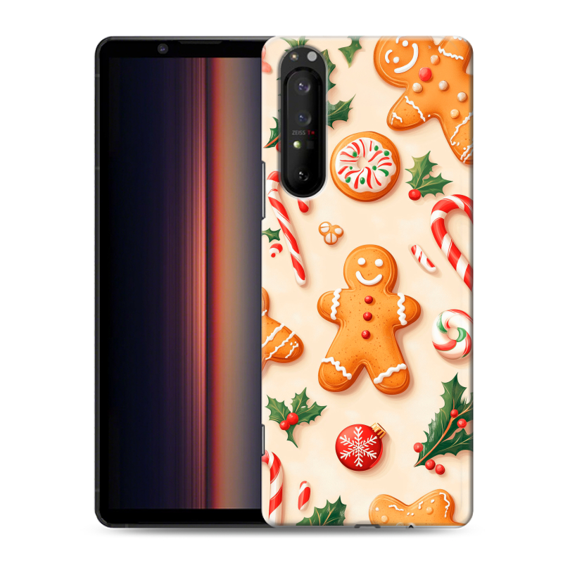 Пластиковый чехол на Sony Xperia 1 II с принтом Новый год Пластиковый чехол на Sony Xperia 1 II с принтом Новый год