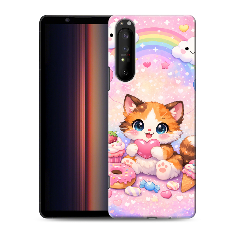 Силиконовый чехол на Sony Xperia 1 II с принтом для девочек Силиконовый чехол на Sony Xperia 1 II с принтом для девочек