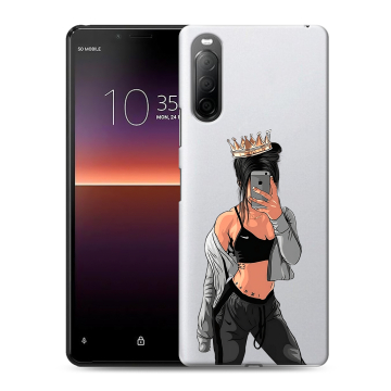 Силиконовый чехол на Sony Xperia 10 II с принтом Женские принты Силиконовый чехол на Sony Xperia 10 II с принтом Женские принты