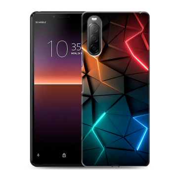 Силиконовый чехол на Sony Xperia 10 II с принтом Абстракция неон Силиконовый чехол на Sony Xperia 10 II с принтом Абстракция неон