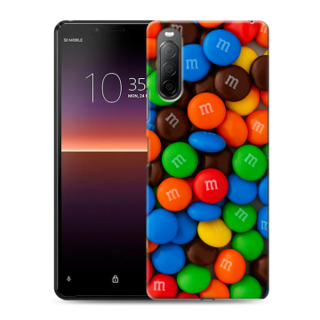 Силиконовый чехол на Sony Xperia 10 II с принтом Конфеты Силиконовый чехол на Sony Xperia 10 II с принтом Конфеты