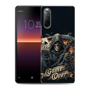 Силиконовый чехол на Sony Xperia 10 II с принтом Скелет карты Силиконовый чехол на Sony Xperia 10 II с принтом Скелет карты