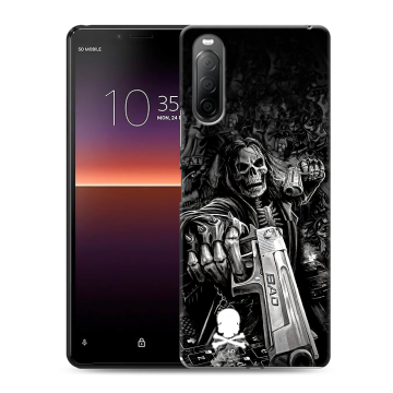 Силиконовый чехол на Sony Xperia 10 II с принтом Скелет Силиконовый чехол на Sony Xperia 10 II с принтом Скелет