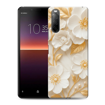Силиконовый чехол на Sony Xperia 10 II с принтом Цветы