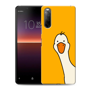 Силиконовый чехол на Sony Xperia 10 II с принтом Утка Силиконовый чехол на Sony Xperia 10 II с принтом Утка