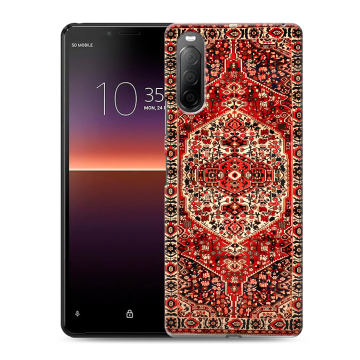 Силиконовый чехол на Sony Xperia 10 II с принтом Ковер